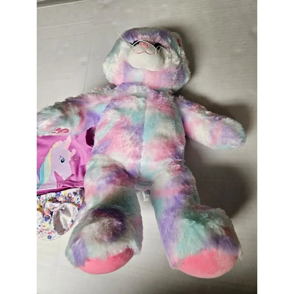 Build A‎ Bear Pastel Swirl Kitty